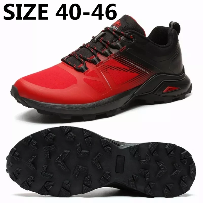 

Men's Sneakers Outdoor Casual Sport Shoes Comfy Anti-Slip Water Repellent Upper Adult Male Sport Jogging Shoes