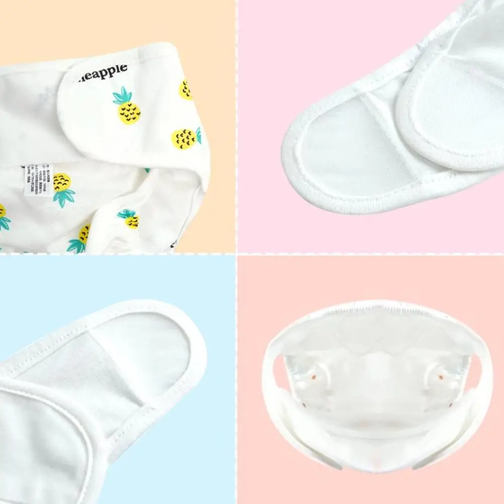 For 17-22inch Doll Adjustable Reusable Diaper Pants Baby Washable Diaper Convenient Leakproof Cloth Diapers - 3