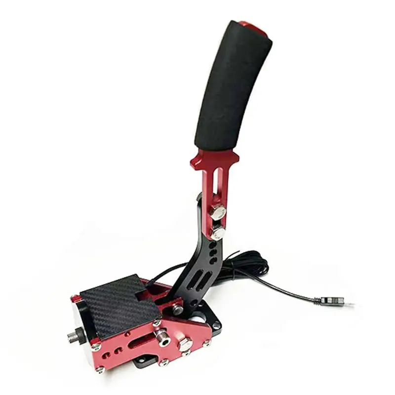 AU28-게임 브레이크 드리프트 핸드브레이크 키트 USB PC 스팀용 대부분의 레이싱 게임 랠리 SIM 레이싱 게임 핸드브레이크 호환