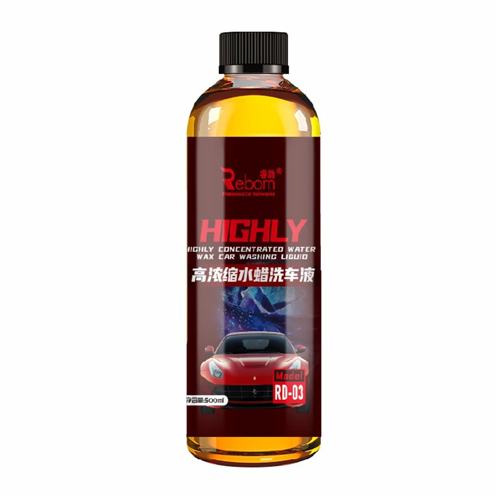 500ml Car Wash Liquid Auto Cleaning Shampoo High Foam Soap Powder Windshield Wash Tools Multifunctional Cleaning Accessories
