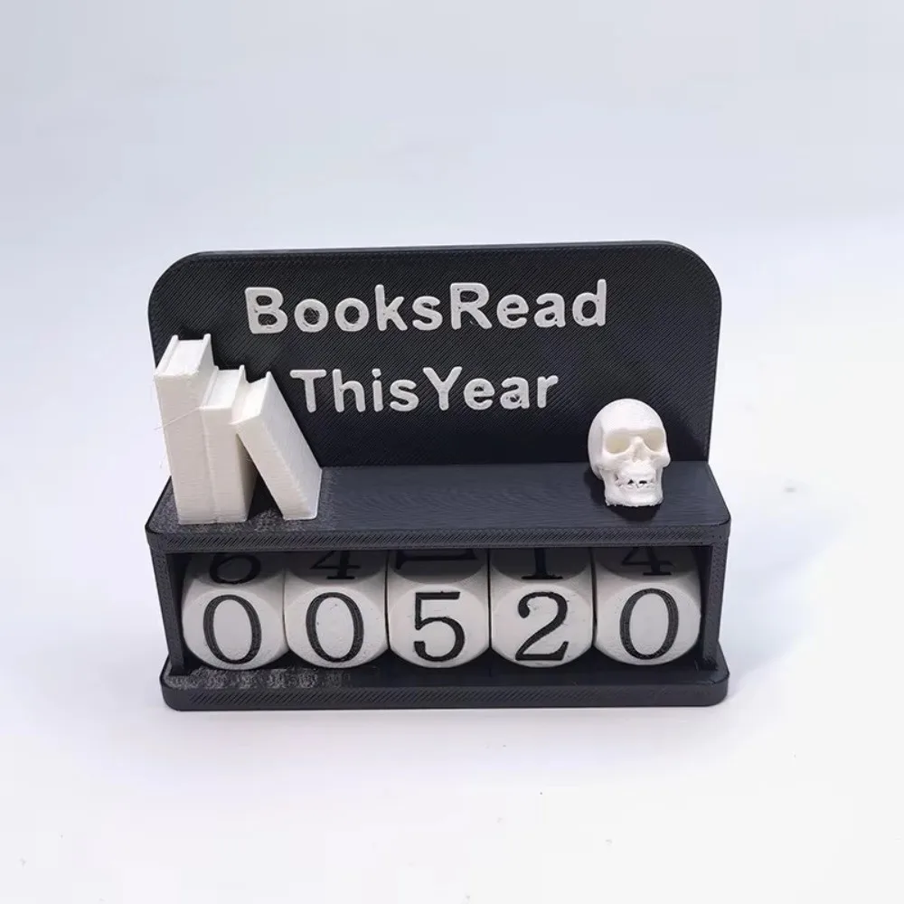 3D Printed Book Reading Tracker Sign