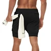 Custom Compression Shorts Men Gym Athletic Pants Your Logo Fitness Sportswear Personalized Double Layer Quick Dry Sports Shorts 6
