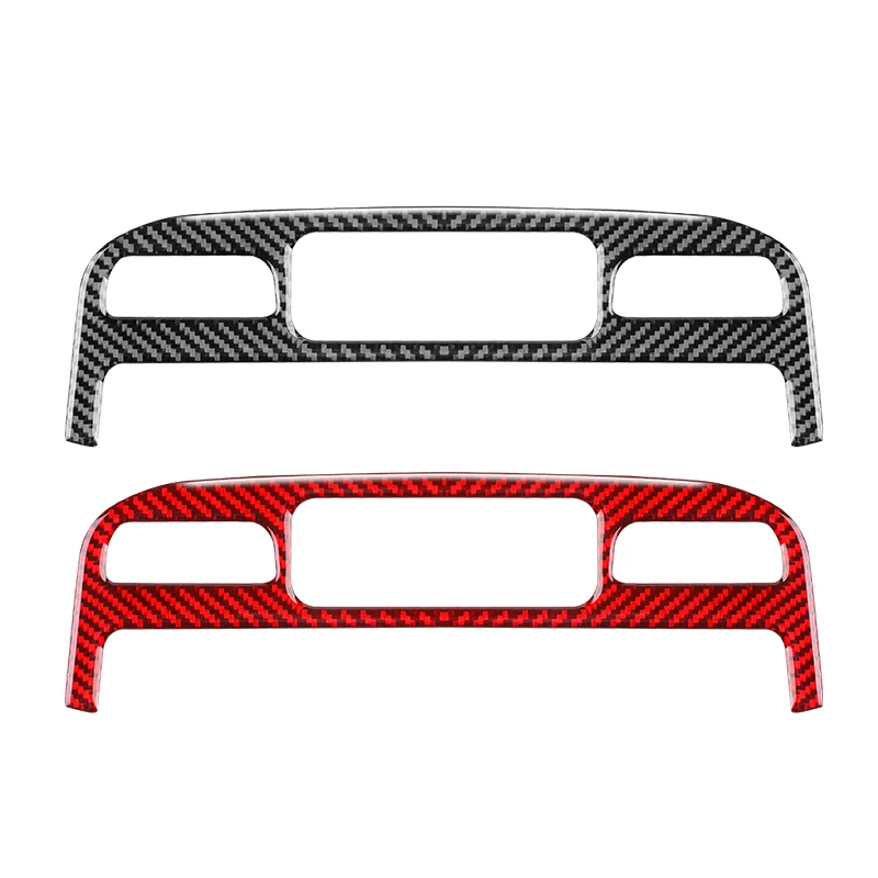Para Chevrolet Colorado (2015-2022) consola central de fibra de carbono molduras de instrumentos pegatina de marco accesorios de ajuste Interior de coche 6