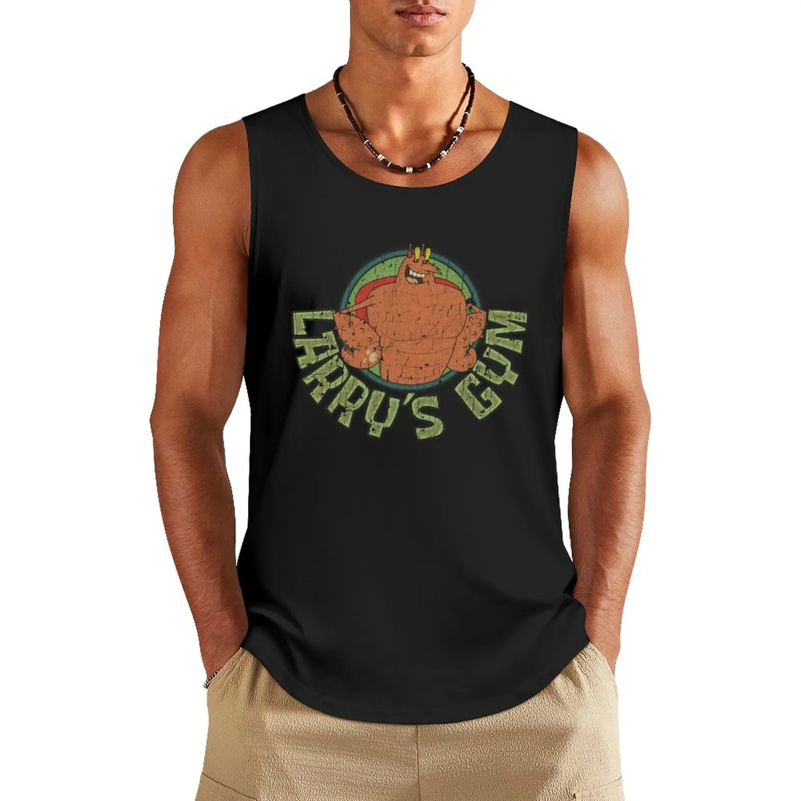 

Larry's Gym Bikini Bottom Tank Top gym T-shirt for fitness