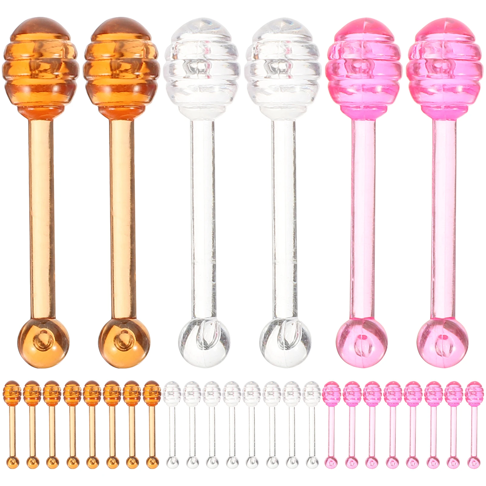 30 Pcs Lip Balm Spoon Mini Makeup Spatulas Face Applicator Applicators