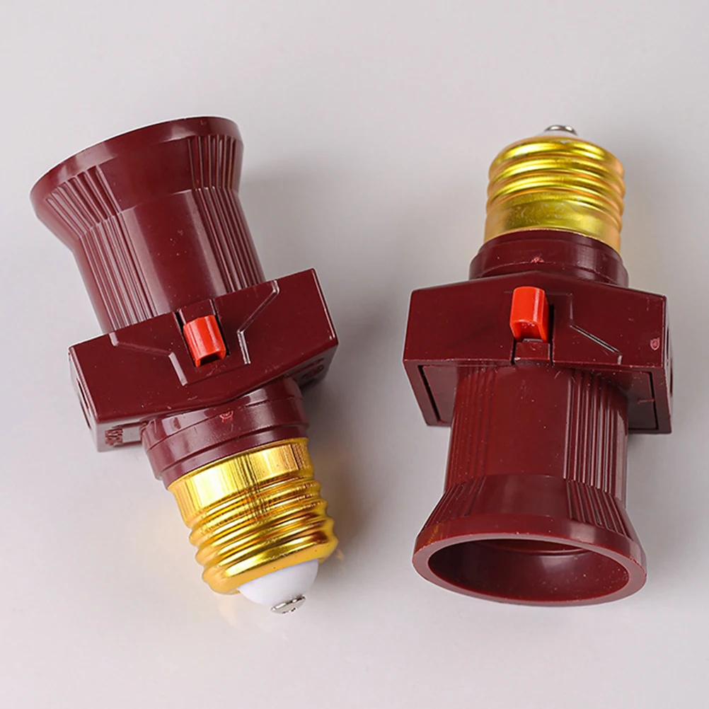 111V-240V E27 Screw Bulb Holder Convert To With Switch Lamp Socket LED Bulb Adapter With Switch Lamp Socket Adapter 1pc lamp holder lamp bulb holder lamp socket adapter