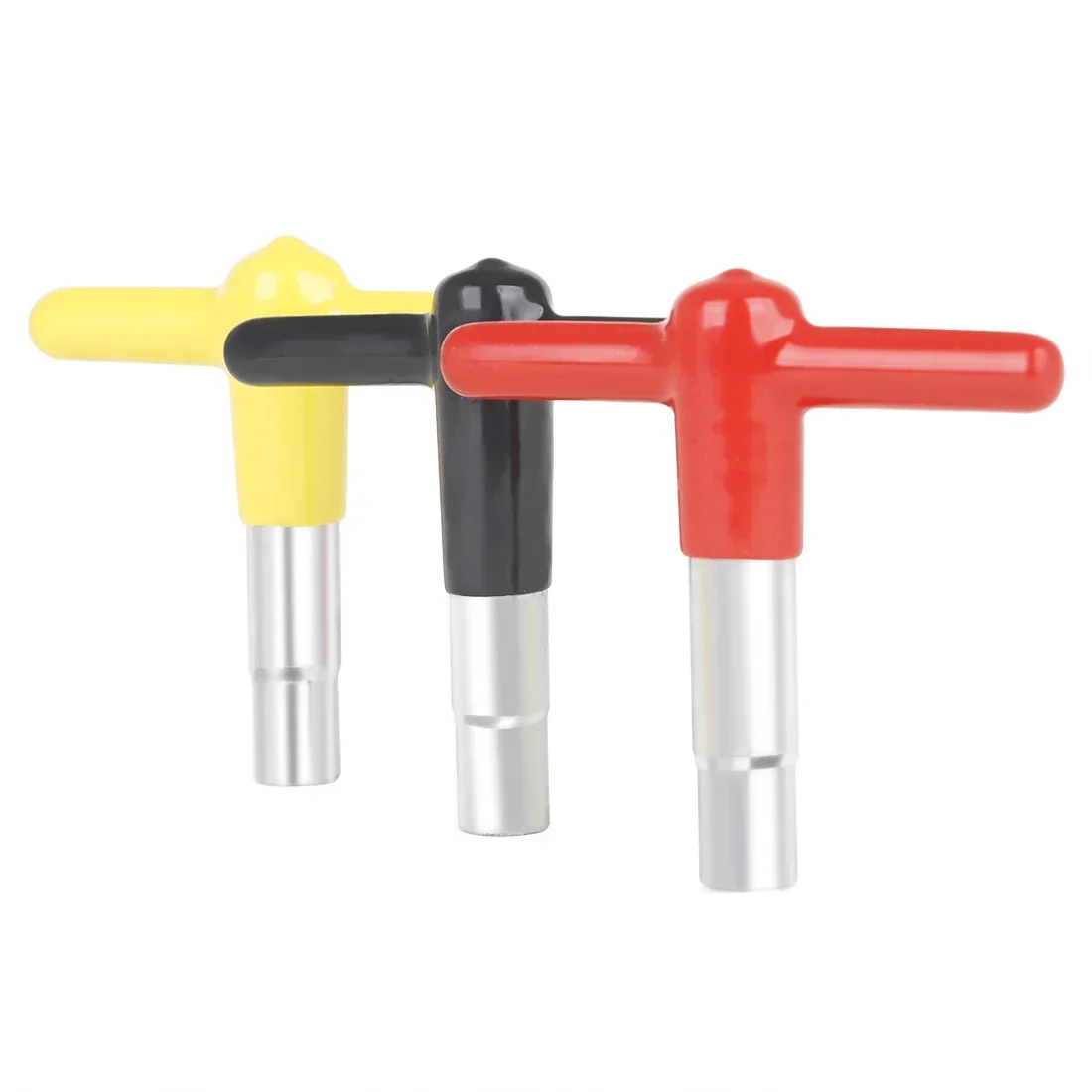 Description Picture 2 of itemDrum Tuning Key Adjustment T-Wrench Zinc Alloy With Silicone Protective Sleeve Percussion Instrument Accessories Drum Parts