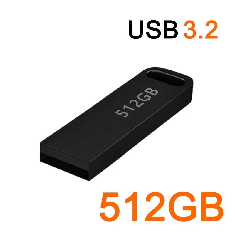 Ultra-Speed Waterproof Metal Flash Drive - High-Capacity Portable USB Storage