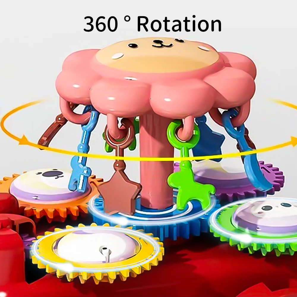 Walking Transparent Gear Car Toys for Kids Cartoon Animal Inertia Children's Bus Model Toy Pull Back Car Vehicles Toys Boys Gift - 4