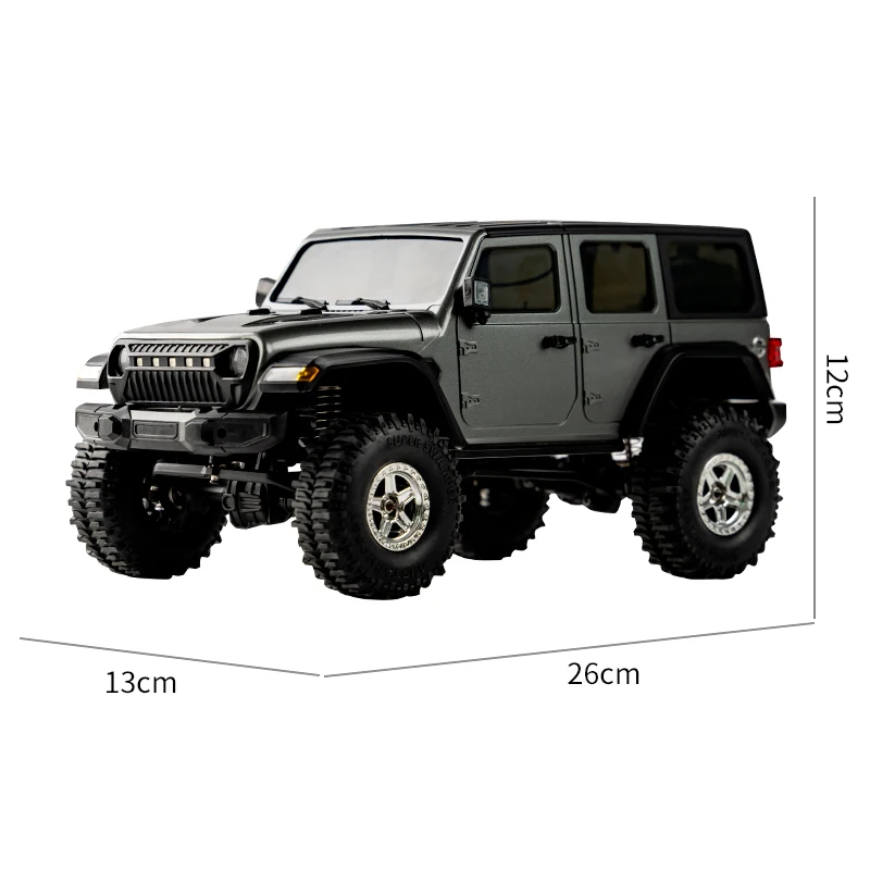 JJRC C8801 1:18 RC Car Full Scale Wrangler Climbing Off Road Car Jeep Model Car  Front And Rear Shock Remote Control Toy For Kid 4