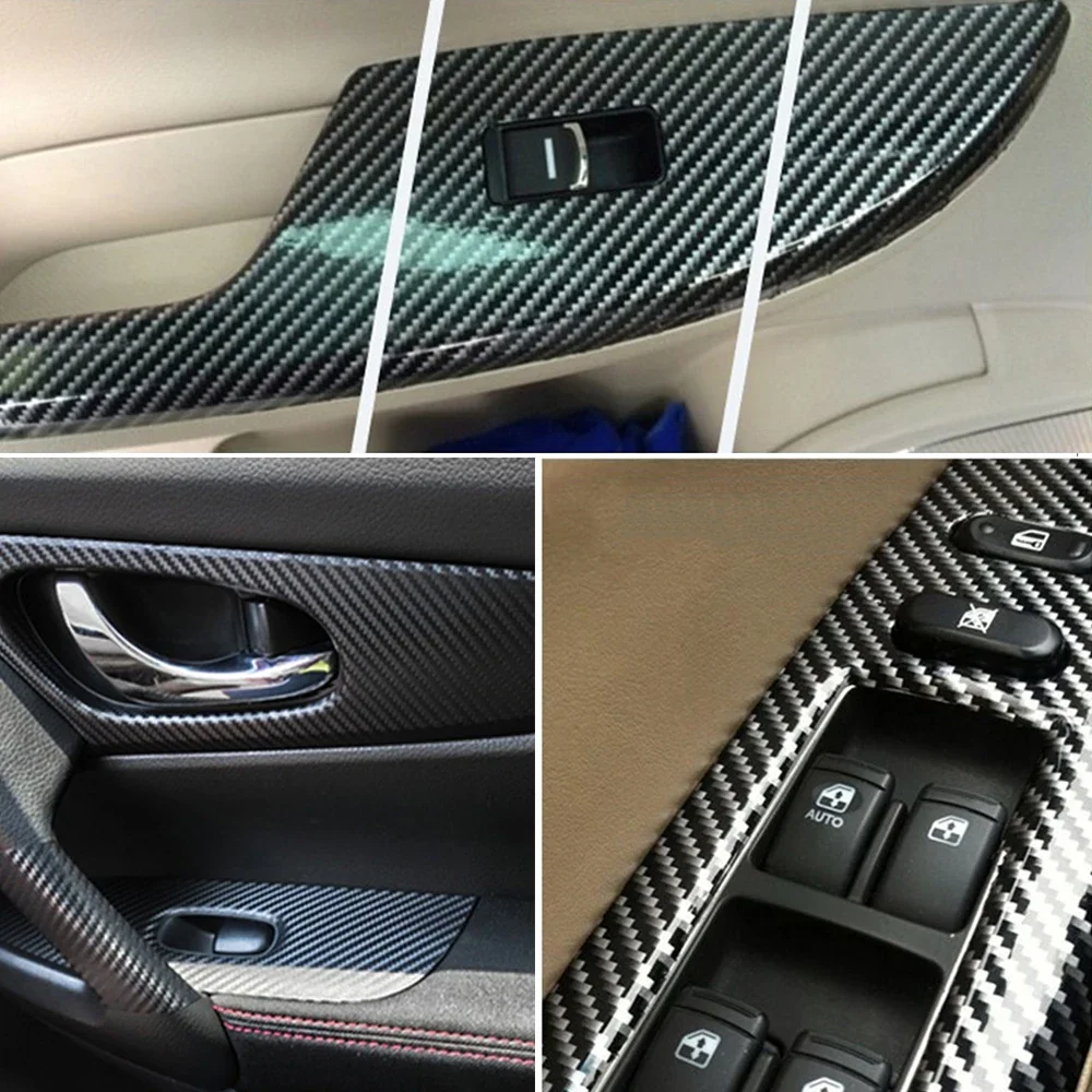 

Автомобильные наклейки и Переводные картинки 30/50x600 см, 2D углеродное волокно, самодельная виниловая пленка, оберточный лист, рулон виниловых самоклеющихся наклеек, автомобильные аксессуары