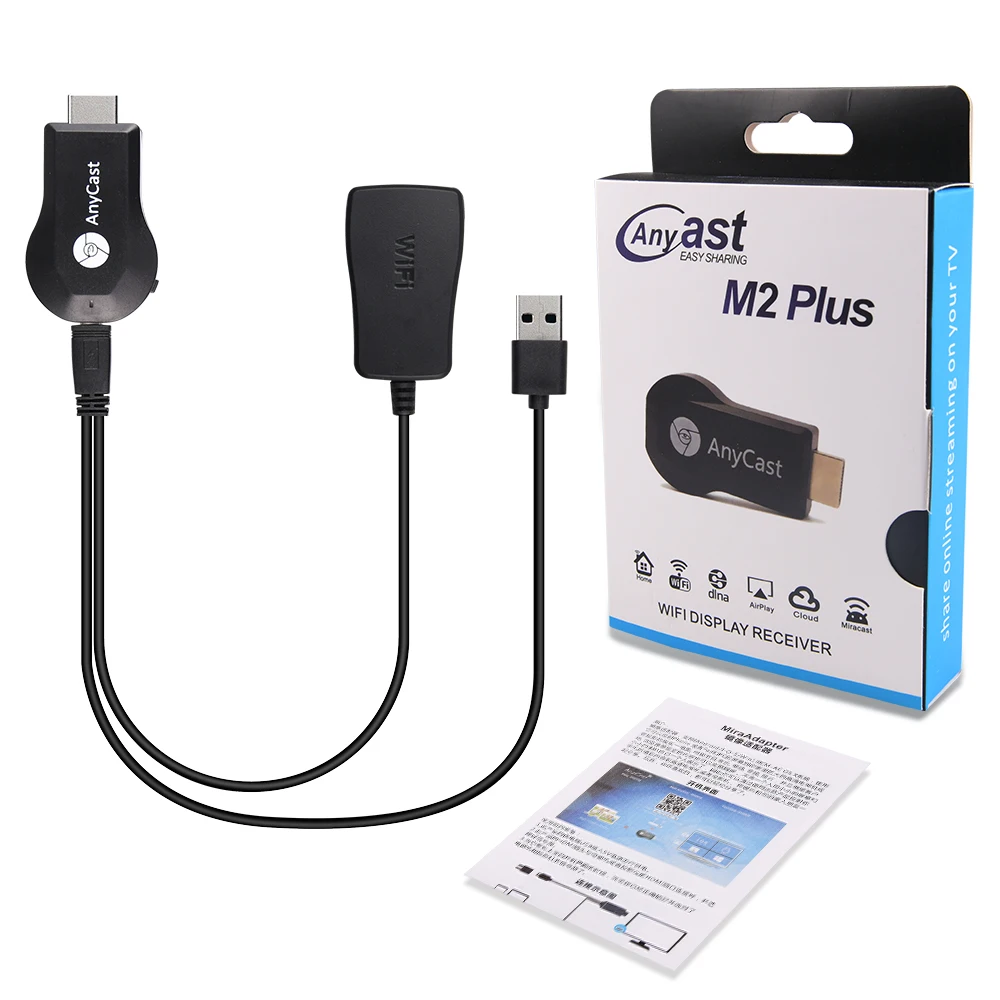 

Wireless Co-Screen Device for Smartphone Mirror Tv Projector Wifi Hd Anycast Tv Stick Adapter Mini Android 1080P Screen Caster