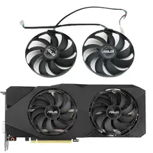 

2PCS 88MM T129215SU DC 12V 0.5A RTX 2080 GPU Cooling Fan for ASUS RTX 2060 Super 2070 2080 2080Super Dual EVO Cooling Fan