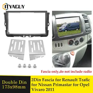 Seicane 2Din Car Radio Fascia for 2015 Up Renault Trafic Opel Vivaro DVD  Panel Dash Kit Auto Stereo Installation Dashboard Panel - Price history &  Review, AliExpress Seller - seicane Official Store