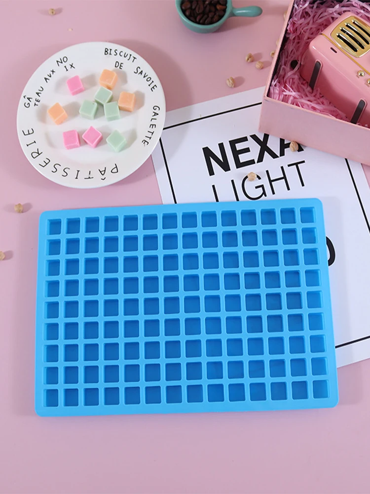 1PC 126 Cavity Chocolate Silicone Mold Ice Cube Mold Fondant Patisserie Candy Bar Mould Cake Mode Decoration Kitchen Party DIY