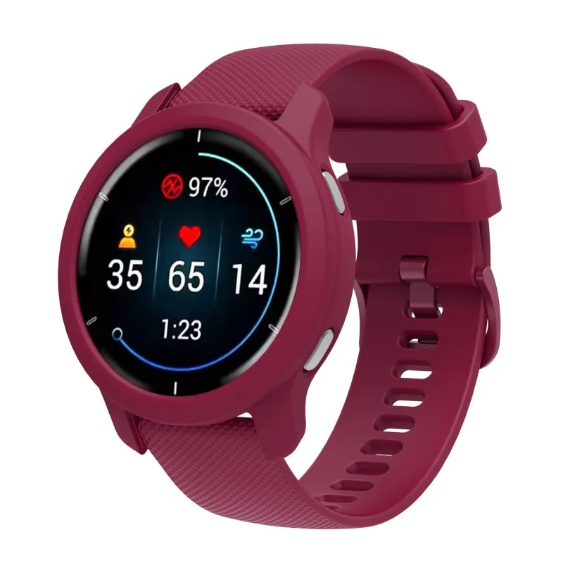 Soft Silicone Strap and Protective Bumper Case