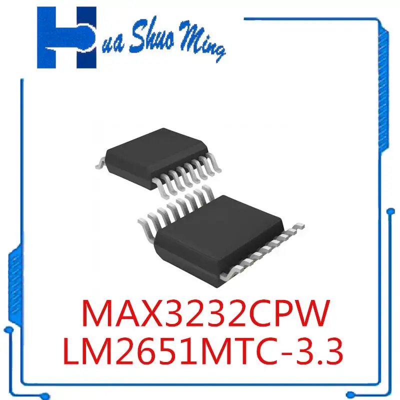 

10Pcs/Lot LM2651MTC-3.3 2651MTC-3.3 LM2651MTC MA3232C MAX3232CPW TSSOP16