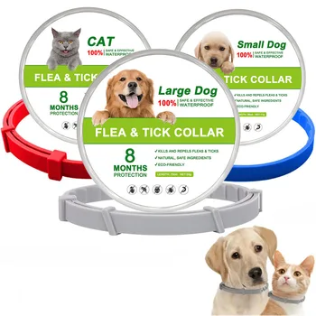 Dog Flea Collar Puppy Flea and Tick Collar for Cats and Kittens with Essential Oil Formula for Flea Treatment Prevention for Pet 1