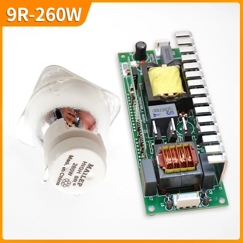 Stage Lighting Moving Head Beam Lamp Bulb 9R 260W ballast / power supply Sharpy Beam / Moving Head Spot Light
