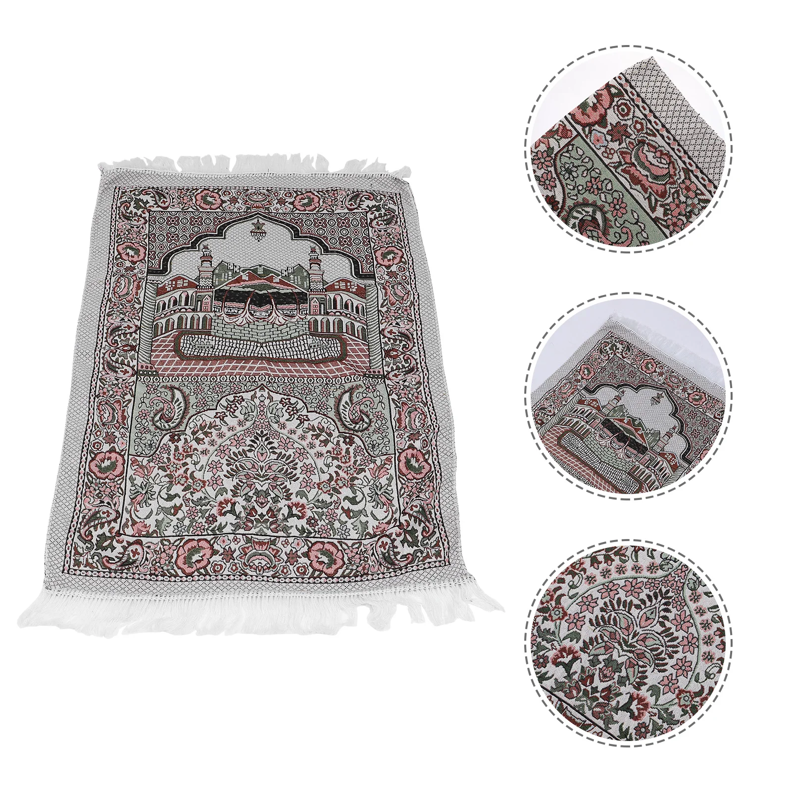 

Turkish Islamic Prayer Rug Praying Mat Traditional Muslim Praying Carpet Janamaz Ramadan Eid Mubarak Party Supplies