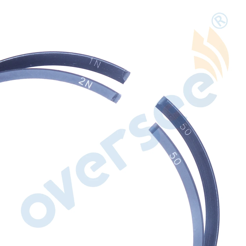 Outboard Parts Repair Kit 436360 Piston Ring Set Oversize 0.020 for OMC JOHNSON EVINRUDE Outboard Motor Parts 9.9HP-15HP 2.395"