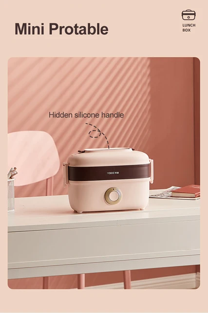 2L Smart Electric Lunch Box Heating Lunch Box Portable Steam Cook Pot  Constant Temperature Heating Food Heater Office 220V - AliExpress