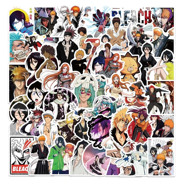 10/30/50PCS Cool Anime BLEACH Graffiti Stickers DIY Waterproof Phone Laptop  Skateboard Luggage Guitar Cartoon Kid Sticker Toy