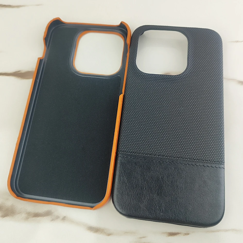 Luxury Matte Cotton Linen Leather Phone Case - Fashionable Shockproof Protective Cover