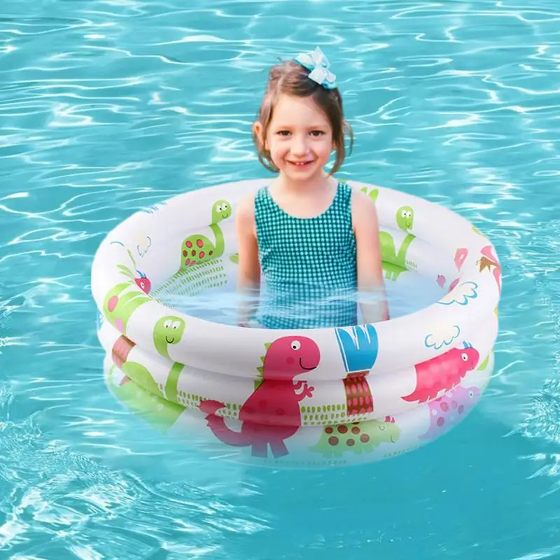 60/90cm Inflatable Baby Swimming Pool Portable Children Soft PVC Round Paddling Pool Toddler outdoor Garden Water Game supplies