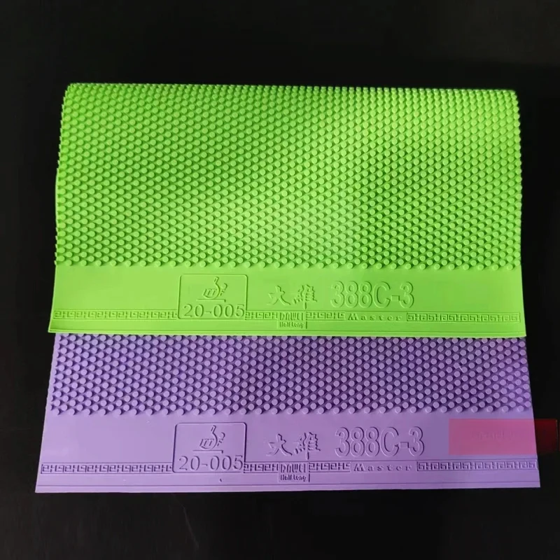DAWEI 388C-3 Short Pimples OX Table Tennis Rubber Colorful ITTF Approved Ping Pong Ruuber without Sponge Table Tennis Cover