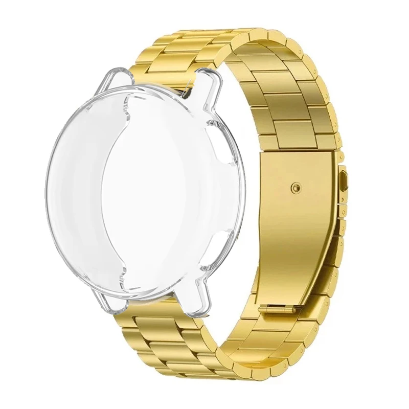 Stainless Steel Strap with Protective Soft TPU Case