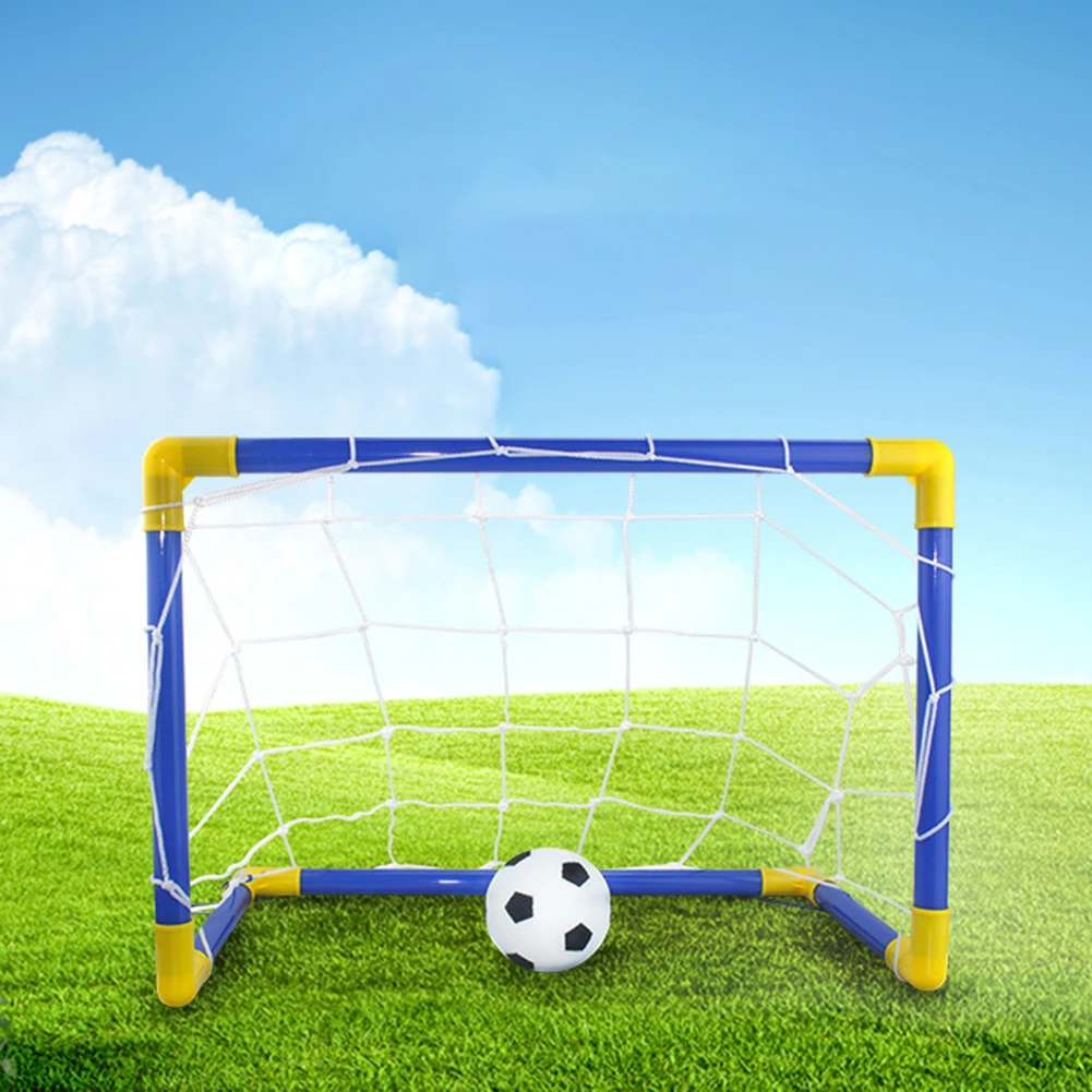 Mini red de portería de fútbol plegable para interiores, juego de bomba portátil para el hogar, deporte para niños, juegos de equipo para interiores y exteriores