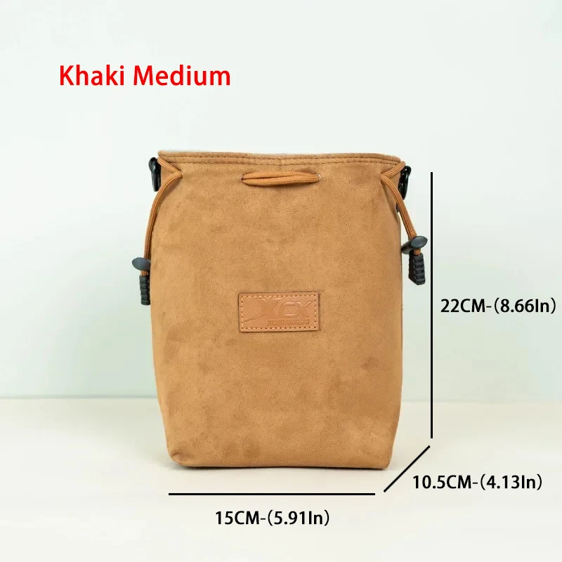 Versatile Travel Shoulder Camera and Accessory Bag with Waterproof Pouch