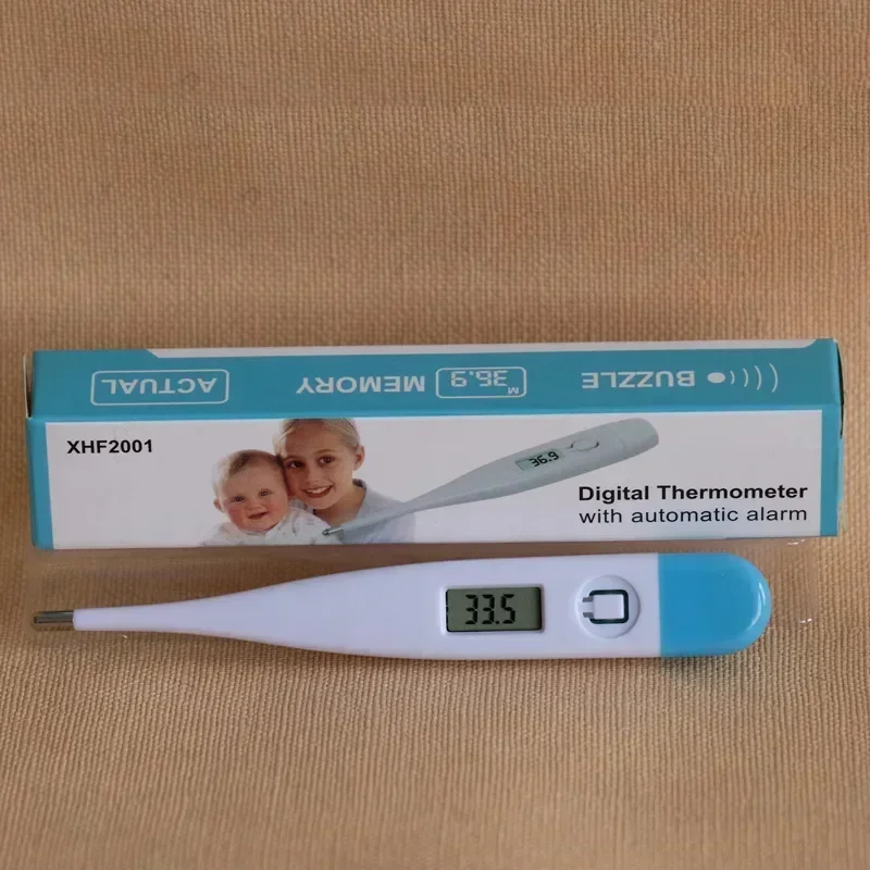 water Accurate thermometer Digital oral and armpit temperature readings Fever alarm thermometer