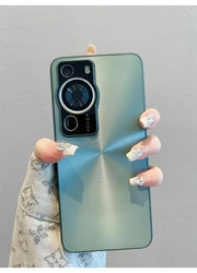 Hard Matte Fashion Aurora Laser Protective Back Cover for P50 (Green)