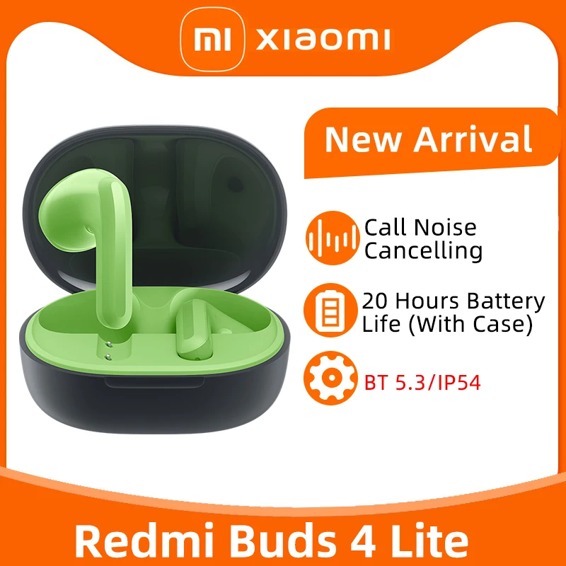  TWS-наушники Xiaomi Redmi Buds 4 Lite с поддержкой Bluetooth 5,3 и ШПД 