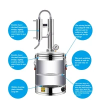 220V 30L／50L Small Wine Distiller Essential Oil Extractor Vodka Brewing Equipment Brewing Machine Pure Dew Distillation Machine 2