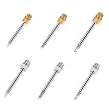 

Durable Metal Soldering Iron Tip Universal Interface 510 for Soldering Rework Station 6 Pieces Set of Tool