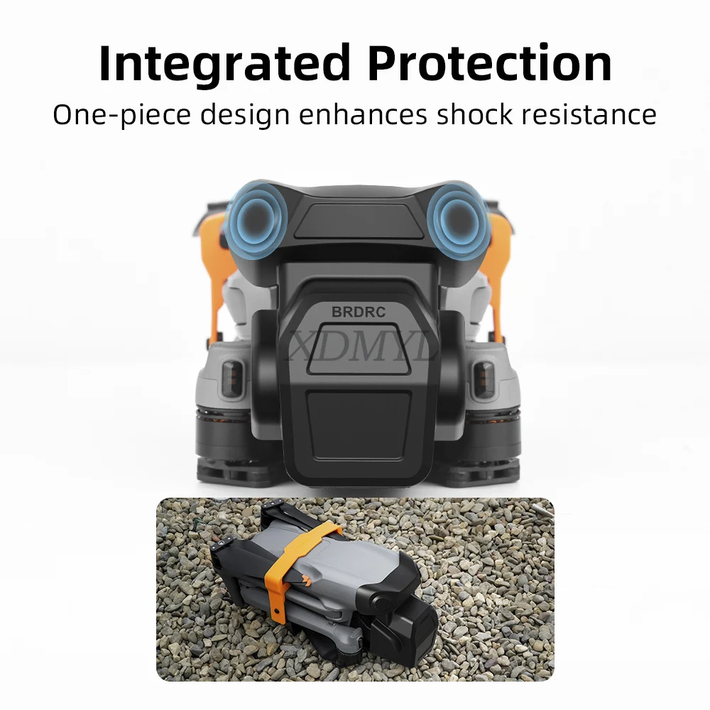 Protège-caméra DJI Air 3S – Silicone anti-choc gris clair