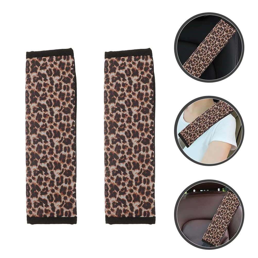 

2pcs Car Seats Belt Pad Covers Car Safety Seats Belt Strap Shoulder Pad for Auto Car
