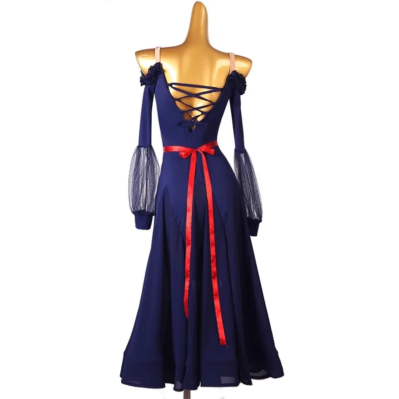 Modern Dance Skirt Dress Art Examination Dress Beautiful Back National Standard Dance Competition Costume Ballroom Swi