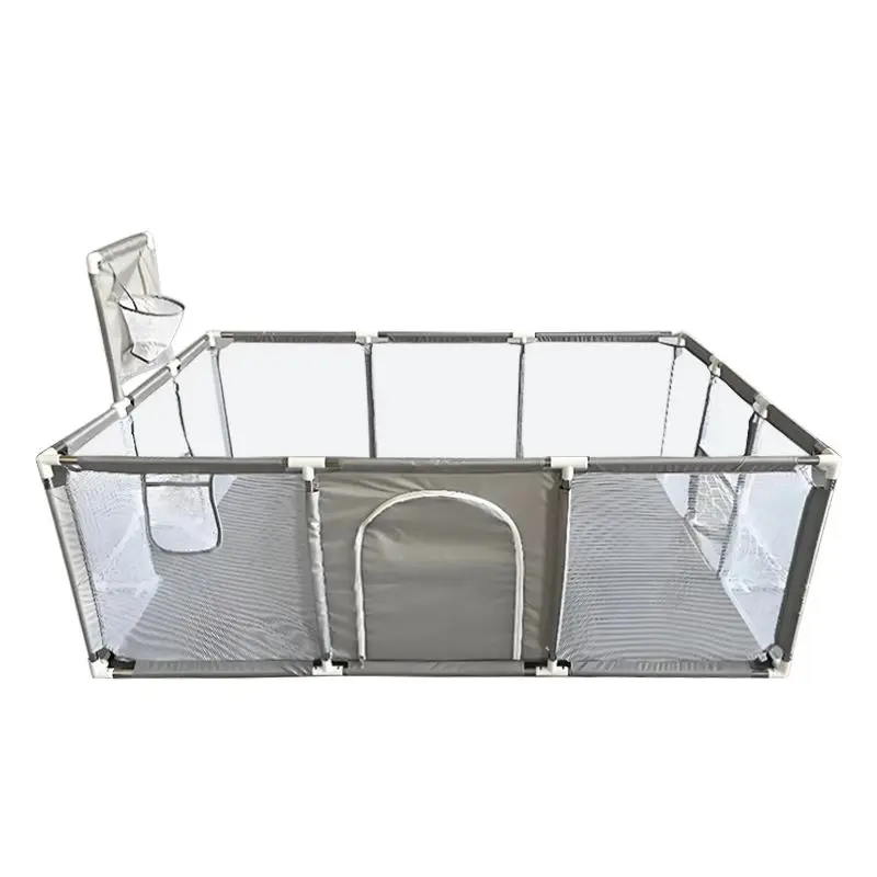IMBABY Baby Playpen Gray Baby Activity Fence Large Playground Safety Activities for Babies Games Park Playpen for Children baby playpen