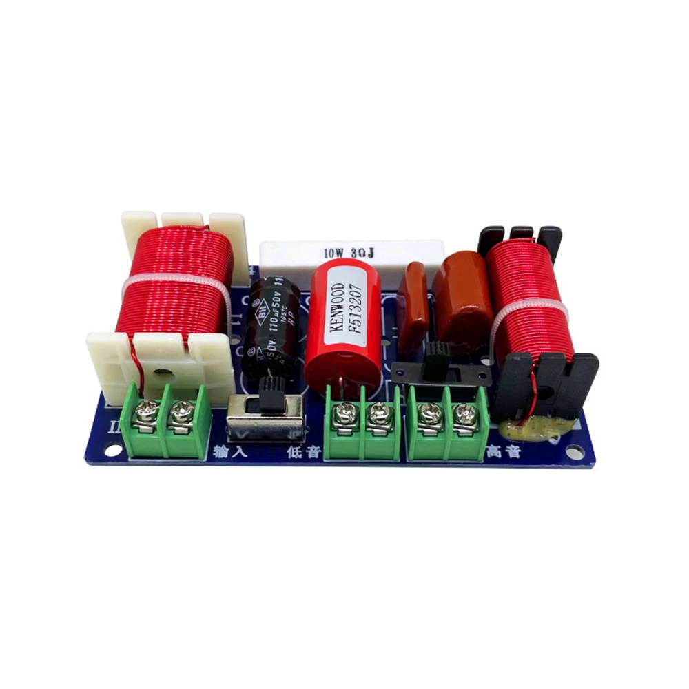 【Unbeatable SKU活动价s】 Hi-Fi Audio Speaker Crossover Treble Midrange Bass Independent Crossover Speakers Filter Frequency Divider for DIY Component Kit.