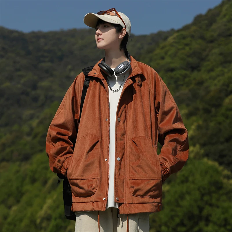 

TFETTERS Brand 2024 Autumn Winter New Casual Jackets for Men Thickened Baggy Warm Teenagers Coat Fashion Daily Outdoors Man Coat