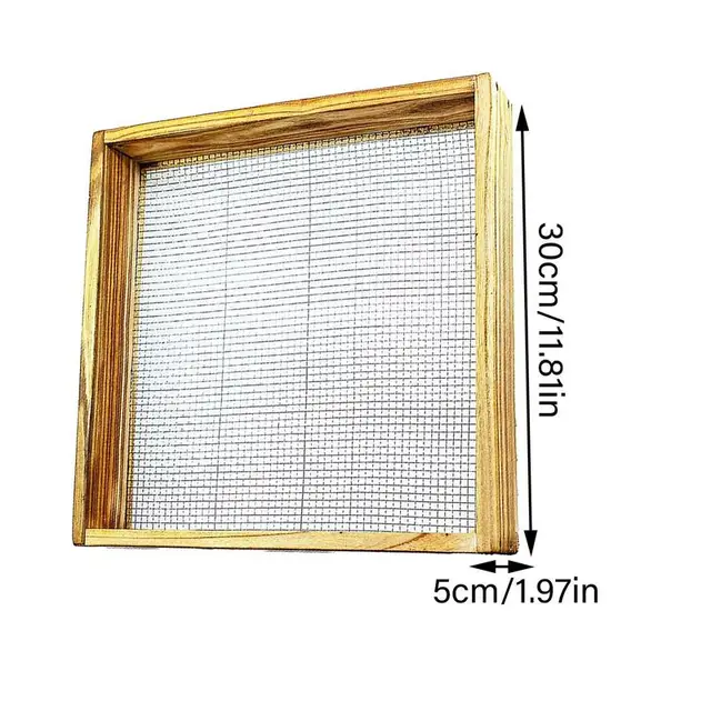 Kerti Talaj Szitter Multifunkcionális Kézi Kavicsos Sziter Komposzt Képernyő Sziták Fa Szennyeződés Szitát Kéz A Sziklatisztításhoz - Image 6