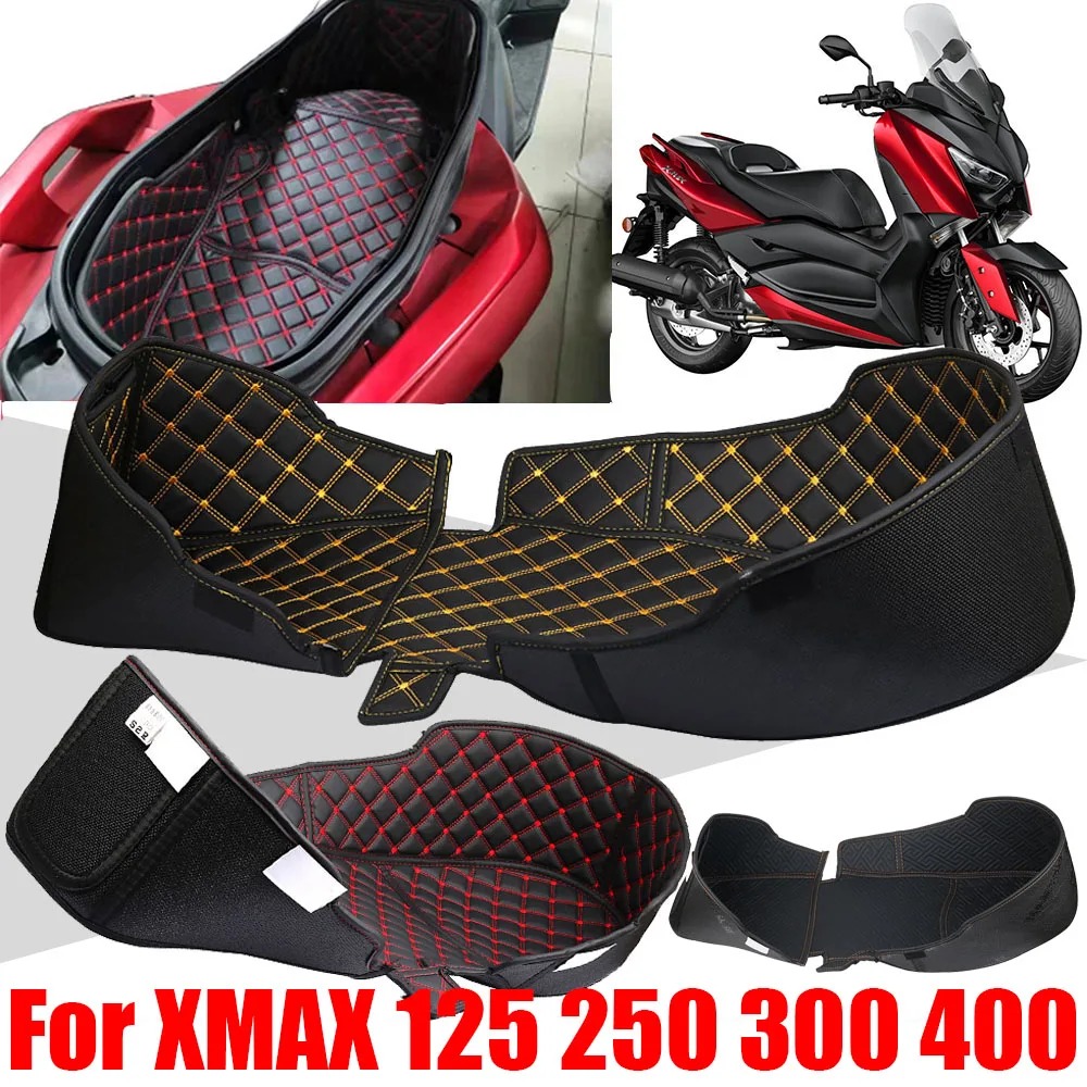 For YAMAHA XMAX 300 125 250 400 X-MAX XMAX300 XMAX125 Accessories Seat Storage Box Inner Pad Cargo Luggage Trunk Liner Protector