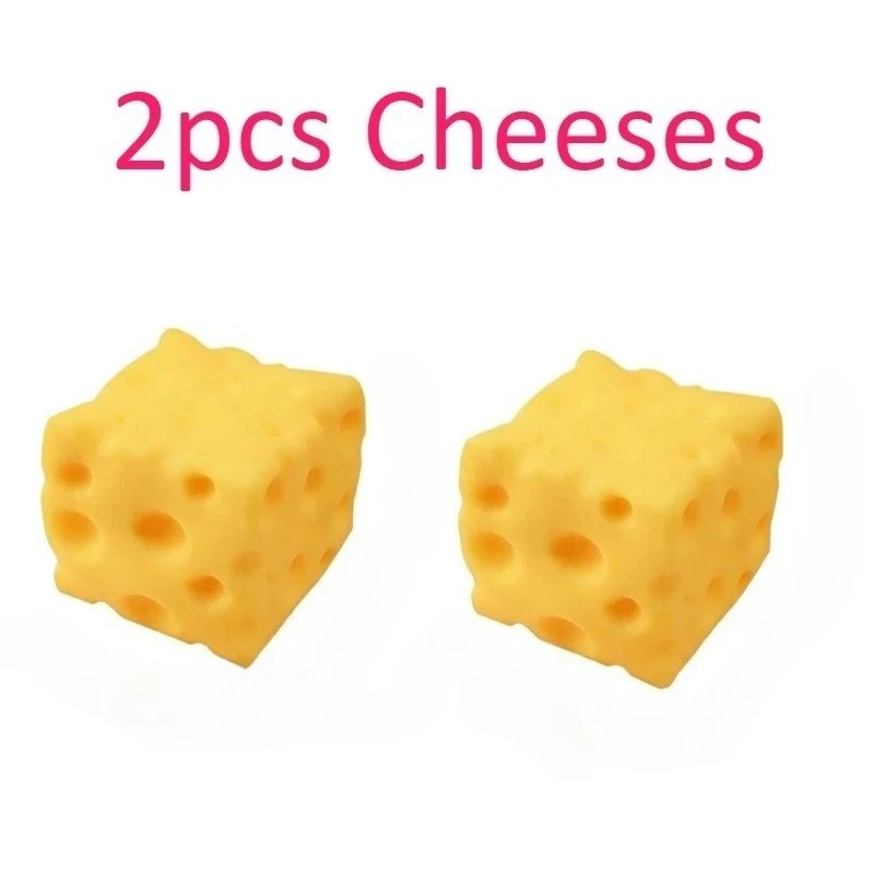 Squishy Cheese Cube Stress Relief Sensory Toy - Soft and Slow Rebound Fidget for Relaxation & Fun Gift