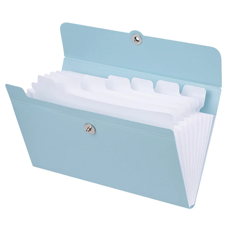 File Folder Organ Bag A5 Multi-function Organizer Storage Holder Office Document Paper Folder Finishing Office Supplies 1Pcs