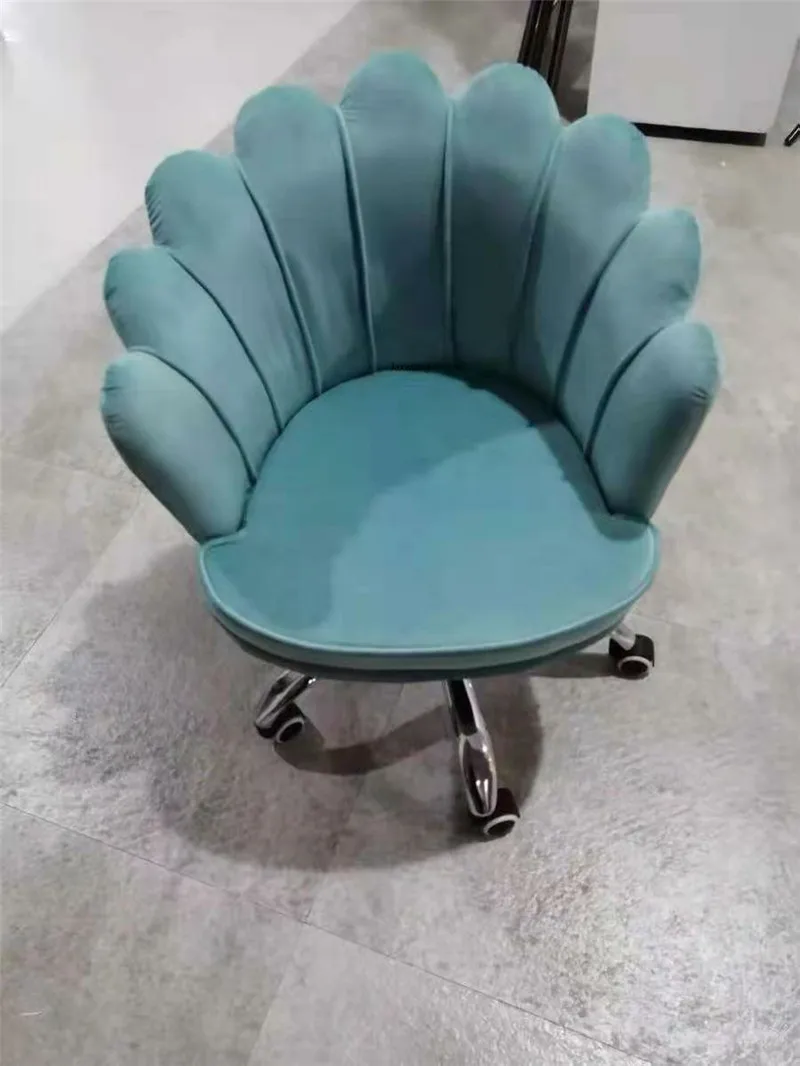 Description Picture 4 of itemDesigner Office Chairs Home Swivel Ins Computer Chair Petal Casual Girl Pink Cute Bedroom Desk Dormitory Student Office Armchair