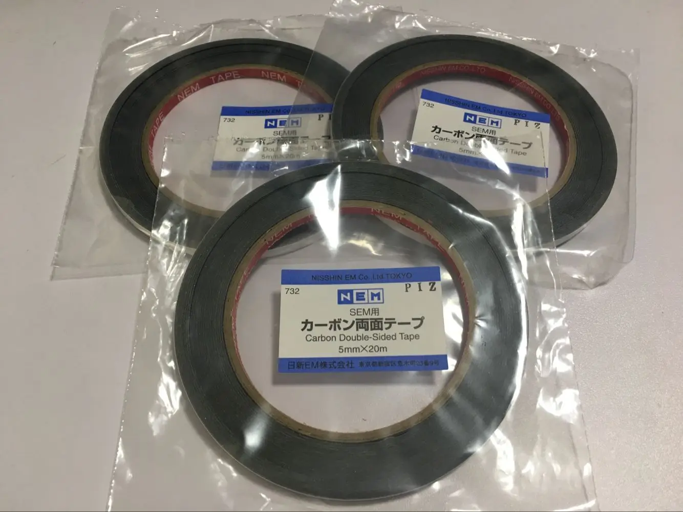Japan Imported SEM Carbon Conductive Tape Electron Microscope Nissin